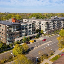 Spring is in the air apartment exterior shot