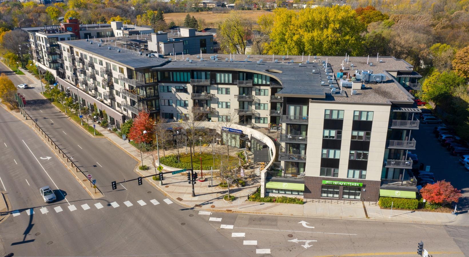 The essence of exceptional living a high angle view of a building